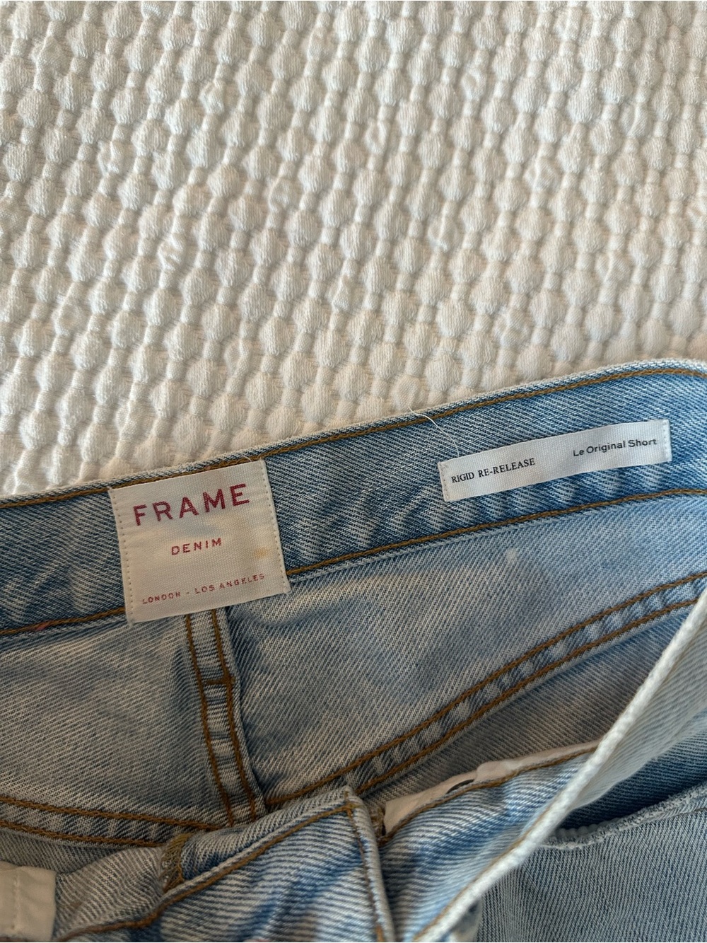 Frame Denim Rigid Re-Release Le Original Short - Picture 3 of 5
